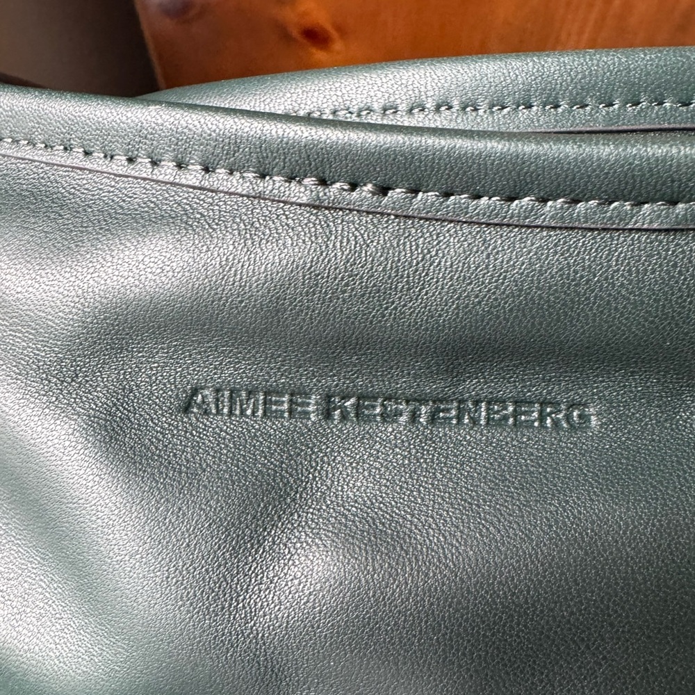 Aimee Kestenberg Teal Leather Handbag